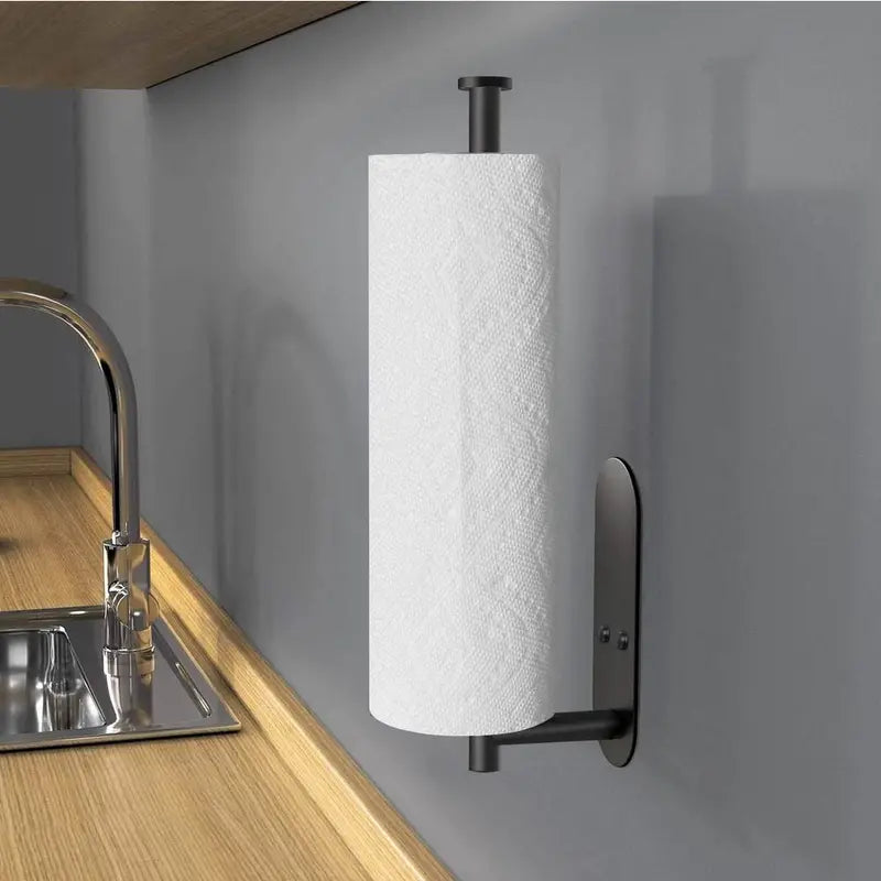 Wall-Mounted Kitchen Towel Holder Rack