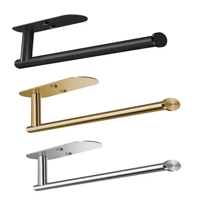 Wall-Mounted Kitchen Towel Holder Rack