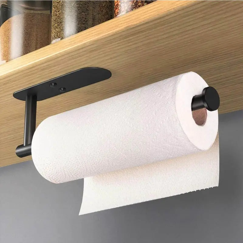 Wall-Mounted Kitchen Towel Holder Rack